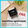 imageExcelMark Bold Fail Stamp  SelfInking A1539 Red Ink