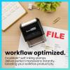 imageExcelMark File  SelfInking Rubber Office Stamp  Red InkFile