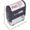 imageExcelMark Paid with Check No Amount Date  Self Inking Rubber Stamp  A2359