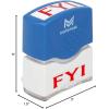 imageMasterMark FYI Stamp  MasterMark Premium PreInked Office StampFYI