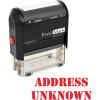 imageAddress Unknown Self Inking Rubber Stamp  Red Ink ExcelMark A1539