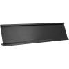 imageExcelMark 2x 8Aluminum Name Plate Holder for Desk  Office Business Door Sign Holder  BlackBlack
