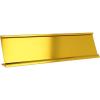 imageExcelMark 2x 8Aluminum Name Plate Holder for Desk  Office Business Door Sign Holder  BlackGold