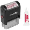 imageExcelMark A1539 Copy SelfInking Stamp with Reversible Pad Stamp Plus 5cc Refill Ink