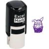 imageExcelMark Easter Rubber Stamp  Easter Basket Stamp  Purple Ink