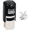 imageExcelMark Easter Rubber Stamp  Easter Bunny Stamp  Black Ink