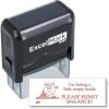 imageExcelMark Empty Piggy Bank  Self Inking Bill Collection Stamp in Red Ink