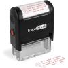 imageExcelMark Friendly Reminder Past Due  Self Inking Bill Collection Stamp in Red Ink