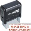 imageExcelMark Please Send Partial Payment  Self Inking Bill Collection Stamp in Red Ink
