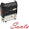 imageExcelMark Santas Signature Rubber Stamp  A1539  Red Ink