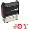 imageExcelMark SelfInking Christmas Rubber Stamp  Joy  Red Ink