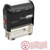 imageExcelMark SelfInking Christmas Rubber Stamp  Postmark  Red Ink  MediumMedium