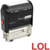 imageExcelMark SelfInking Novelty Message Stamp  LOL  Red Ink