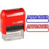 imageExcelMark SelfInking Rubber Office Stamp  Approved
