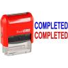imageExcelMark SelfInking Rubber Office Stamp  Completed