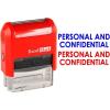 imageExcelMark SelfInking Rubber Office Stamp  Personal and Confidential