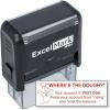 imageExcelMark Wheres The Dough  Self Inking Bill Collection Stamp in Red Ink
