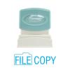 imageImprint 360 1821 Xstamper File Copy Pre Inked Laser Engraved Rubber Stamp Impression Size 12 x 158 Light Blue