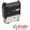 imageSelfInking Christmas Rubber Stamp  Jingle All The Way  Red Ink