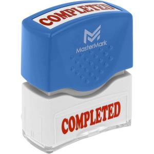 imageCompleted Stamp  MasterMark Premium PreInked Office Stamp