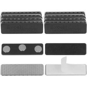 imageExcelMark 100 Name Badge Magnets  Magnetic Name Tag Holders with 3 Magnets10