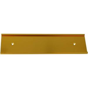 imageExcelMark 2x 8Aluminum Wall Mounted Name Plate Holder  Office Business Door Sign Holder  Wall or Door  GoldGold