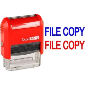 imageExcelMark SelfInking Rubber Office Stamp  File Copy