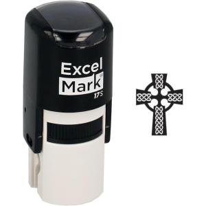 imageExcelMark St Patricks Day Rubber Stamp  Cross Stamp  Black Ink