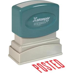 imageOneColor Title Message Stamp Void PreInkedReInkable RedXST1047  POSTED