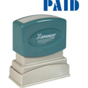 imageSHACHIHATA INC 1335 Paid Ink Stamp 12inx158in Blue Ink
