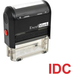 imageSelfInking Novelty Message Stamp  IDC  Red Ink