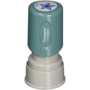 imageXstamper PreInked Star Shape Stamp XST11421Light Blue