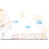 imageExcelMark Trains  Engraved Wood Rubber Stamp Set  10 Pieces
