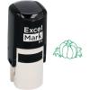 imageExcelMark Thanksgiving SelfInking Rubber Stamp  Pumpkin  Green Ink