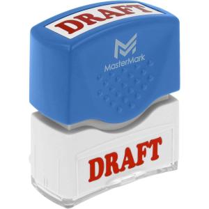 imageDraft Stamp  MasterMark Premium PreInked Office Stamp
