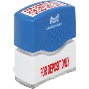 imagefor Deposit Only Stamp  MasterMark Premium PreInked Office Stamp