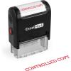 imageExcelMark Controlled Copy Self Inking Rubber Stamp  Red Ink A1539