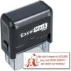 imageExcelMark WE Dont Mean to Hound You  Self Inking Bill Collection Stamp in Red Ink