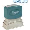 imageShachihata Inc PreInked Stamp Cancelled 12 X 158 Inches Blue Ink xst1119