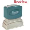 imageXstamperR OneColor Title Stamp PreInked First Class Red