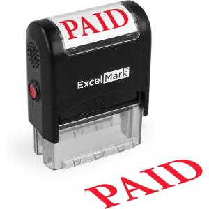 imageExcelMark Paid Self Inking Rubber Stamp