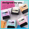 image:imageExcelMark Custom Signature Stamp  Vibrant Colors amp Patterns  Upload Your Own Image Black MountBlack Mount
