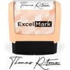 image:imageExcelMark Custom Signature Stamp  Vibrant Colors amp Patterns  Upload Your Own Image Black MountPeach Mount