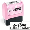 image:imageExcelMark Custom Signature Stamp  Vibrant Colors amp Patterns  Upload Your Own Image Black MountPink Mount