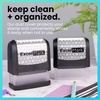 image:imageExcelMark Custom Signature Stamp  Vibrant Colors amp Patterns  Upload Your Own Image Black MountPink Mount