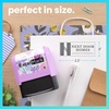 image:imageExcelMark Custom Signature Stamp  Vibrant Colors amp Patterns  Upload Your Own Image Black MountPink Mount