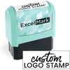 image:imageExcelMark Custom Signature Stamp  Vibrant Colors amp Patterns  Upload Your Own Image Black MountSeafoam Mount