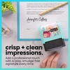 image:imageExcelMark Custom Signature Stamp  Vibrant Colors amp Patterns  Upload Your Own Image Black MountSeafoam Mount
