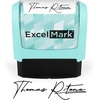image:imageExcelMark Custom Signature Stamp  Vibrant Colors amp Patterns  Upload Your Own Image Black MountSeafoam Mount