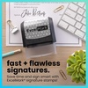 image:imageExcelMark Custom Signature Stamp  Vibrant Colors amp Patterns  Upload Your Own Image Black MountSeafoam Mount